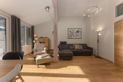 Wohnbereich mit Flatscreen