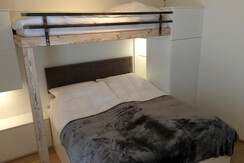Apartment Sonnenhaus Schlafzimmer mit Zusatzbett