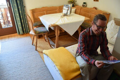 Jedna rozkládací pohovka v kuchyni/obývacím pokoji