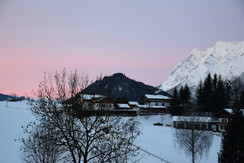 Balkonblick im Winter