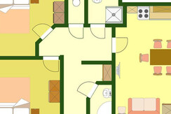 Grundriss im App Stadl