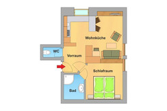 Skizze Appartement