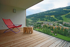 Loggia mit Bergblick