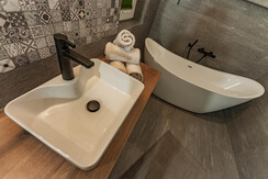 Freistehende Badewanne