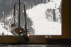 Top Aussicht auf den Zielhang der Planai