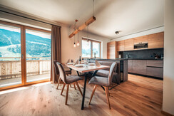 Blick auf die Planai von der Wohnküche aus