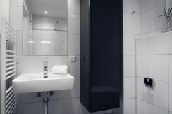 Bathroom with shower and toilet