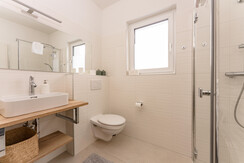 Bathroom with shower and toilet