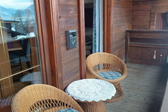 Südseitiger Balkon mit Blick zum Rittisberg