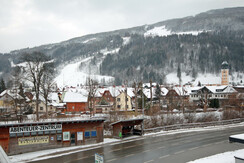 App. Ulli mit Blick auf den Planai Zielhang