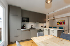 Fully equipped kitchen in Villa Waluliso