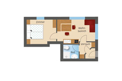 Waldhoamat_Appartement I_Plan