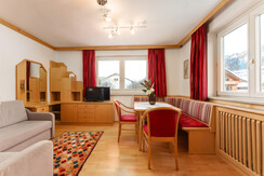 Dining area in the living room