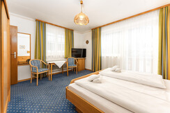 Bedroom 1 with view to the Planai